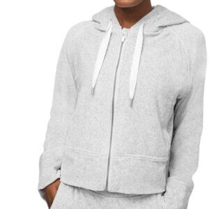 Lululemon Womens XS/S Morning Restore Hoodie Heathered Core Ultra Light Grey